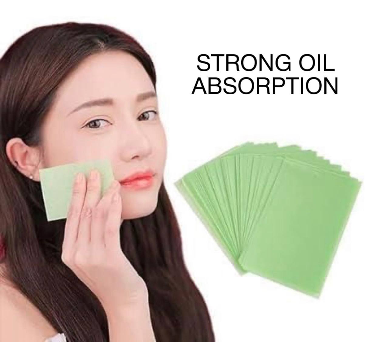 DailyEase™ CleanSkin Green Tea Oil Control Sheets ( 2× Value: Usually 50, Now 100 Sheets )