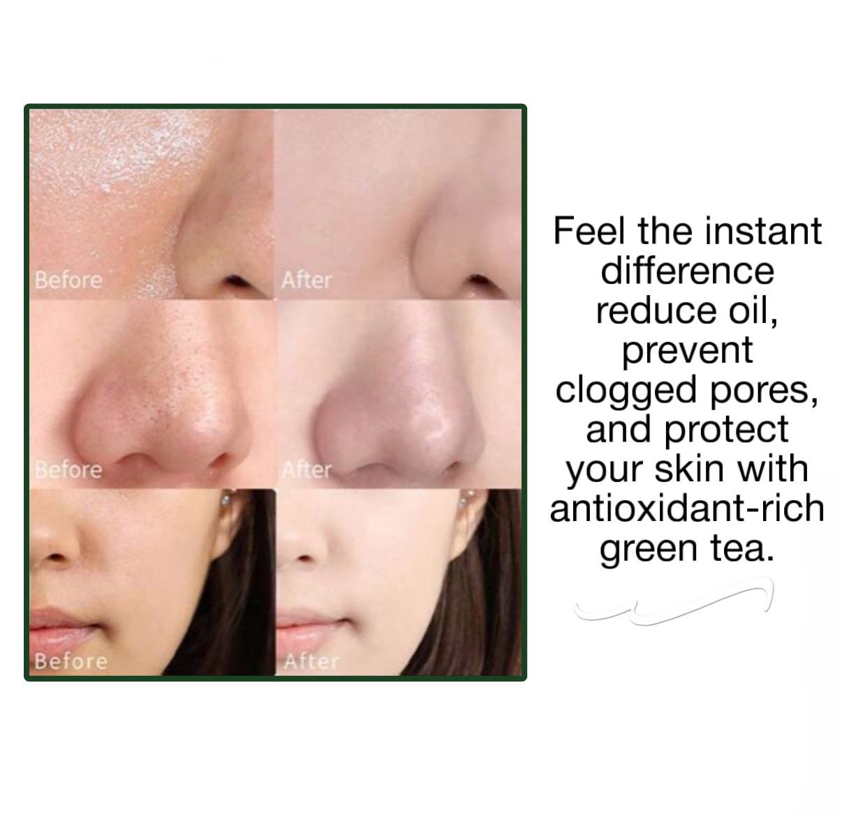 DailyEase™ CleanSkin Green Tea Oil Control Sheets ( 2× Value: Usually 50, Now 100 Sheets )